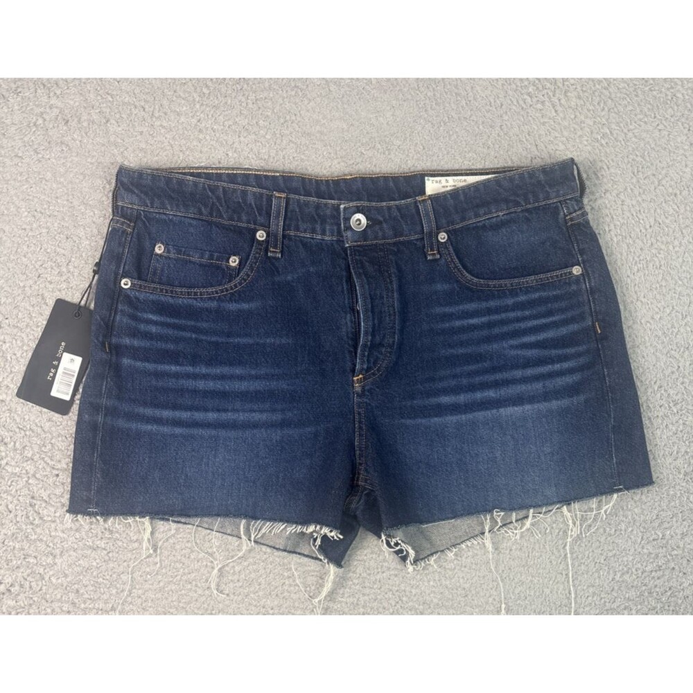 NWT Rag & Bone DRE Cambria Cutoff Fly Shorts Women's Size 32 Relaxed Hip & Thigh